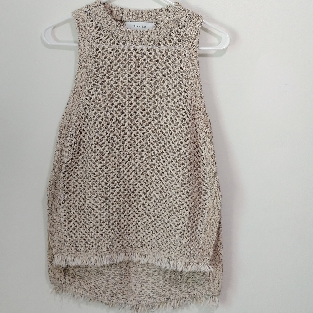 John + Jenn knitted sleeves top size XS